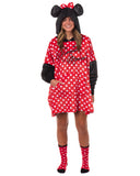 Disney MInnie Mouse Women's Pullover Hooded Dorm Sleep Shirt with Socks