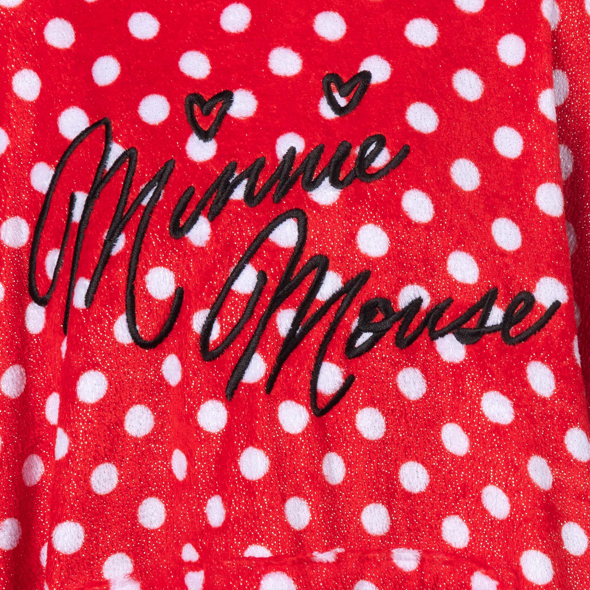 Disney MInnie Mouse Women's Pullover Hooded Dorm Sleep Shirt with Socks