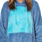 Disney Stitch Pajamas Women's Pullover Hooded Dorm Sleep Shirt with Socks