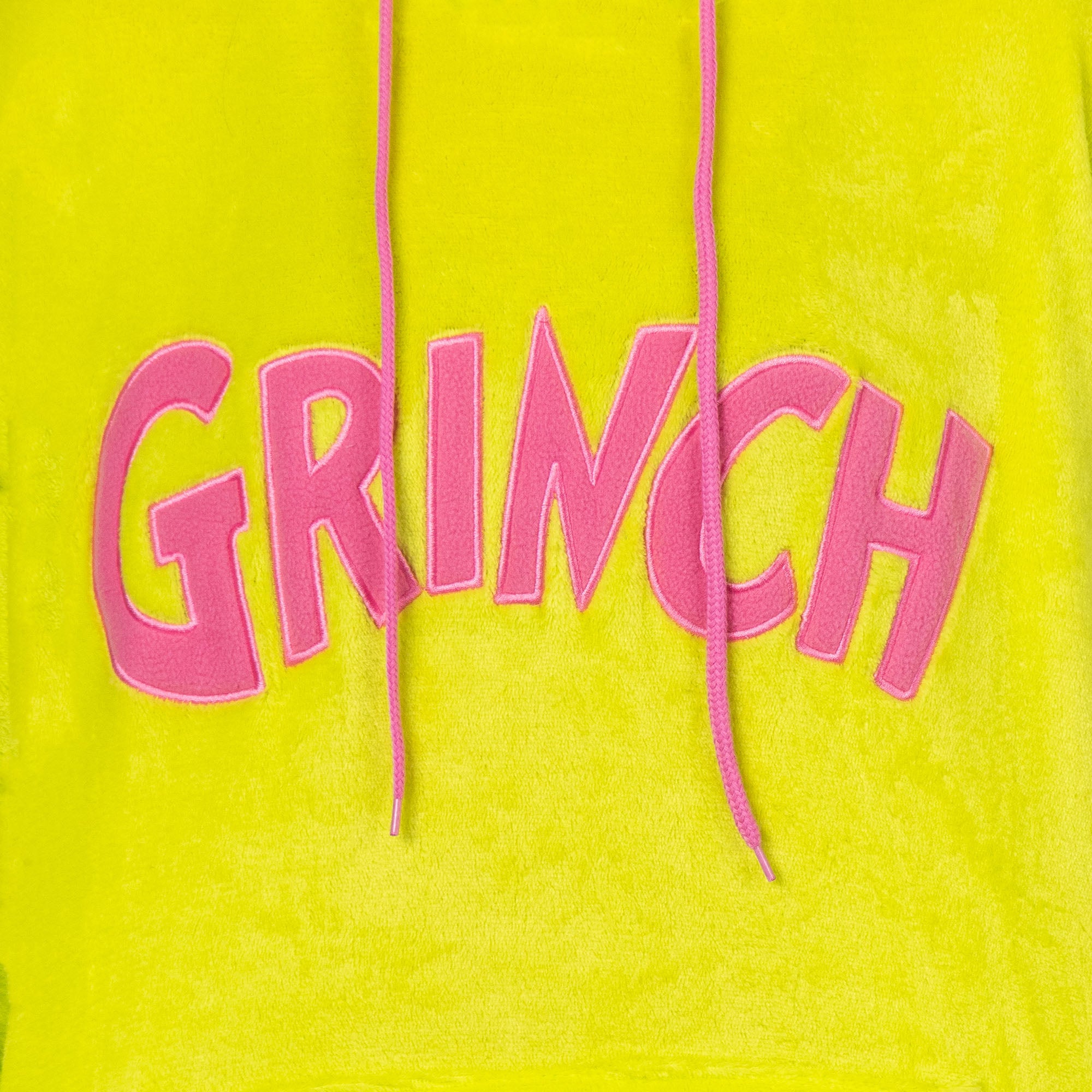 The Grinch Women's Pajamas Pullover Hooded Plush Fleece Dorm Sleep Shirt