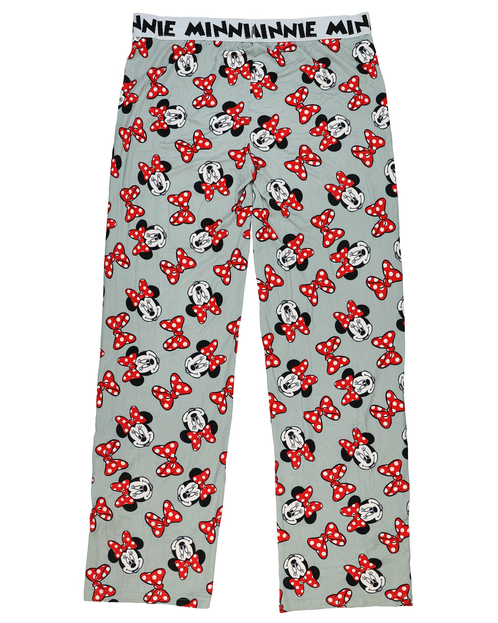 Mickey Mouse Pajamas Women's Minnie Mouse Bows AOP Lounge Pajama Pants