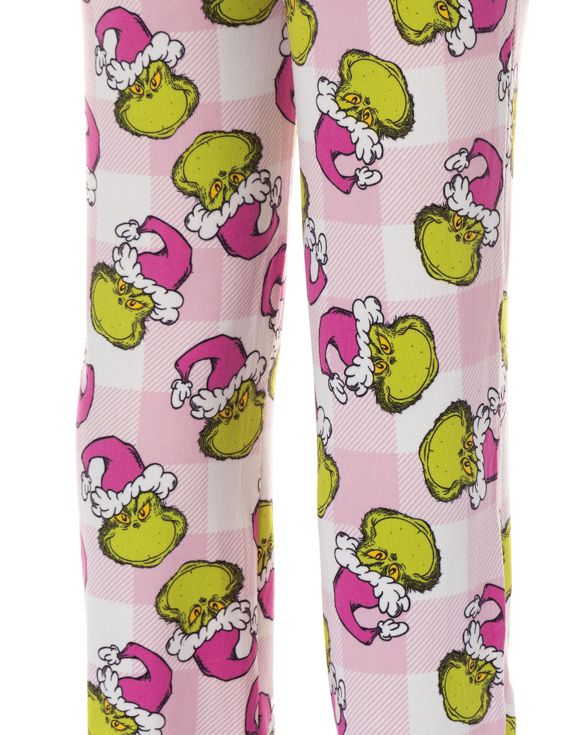 Dr. Seuss The Grinch Pajamas Women's Pink Santa Lounge Sleep Pants