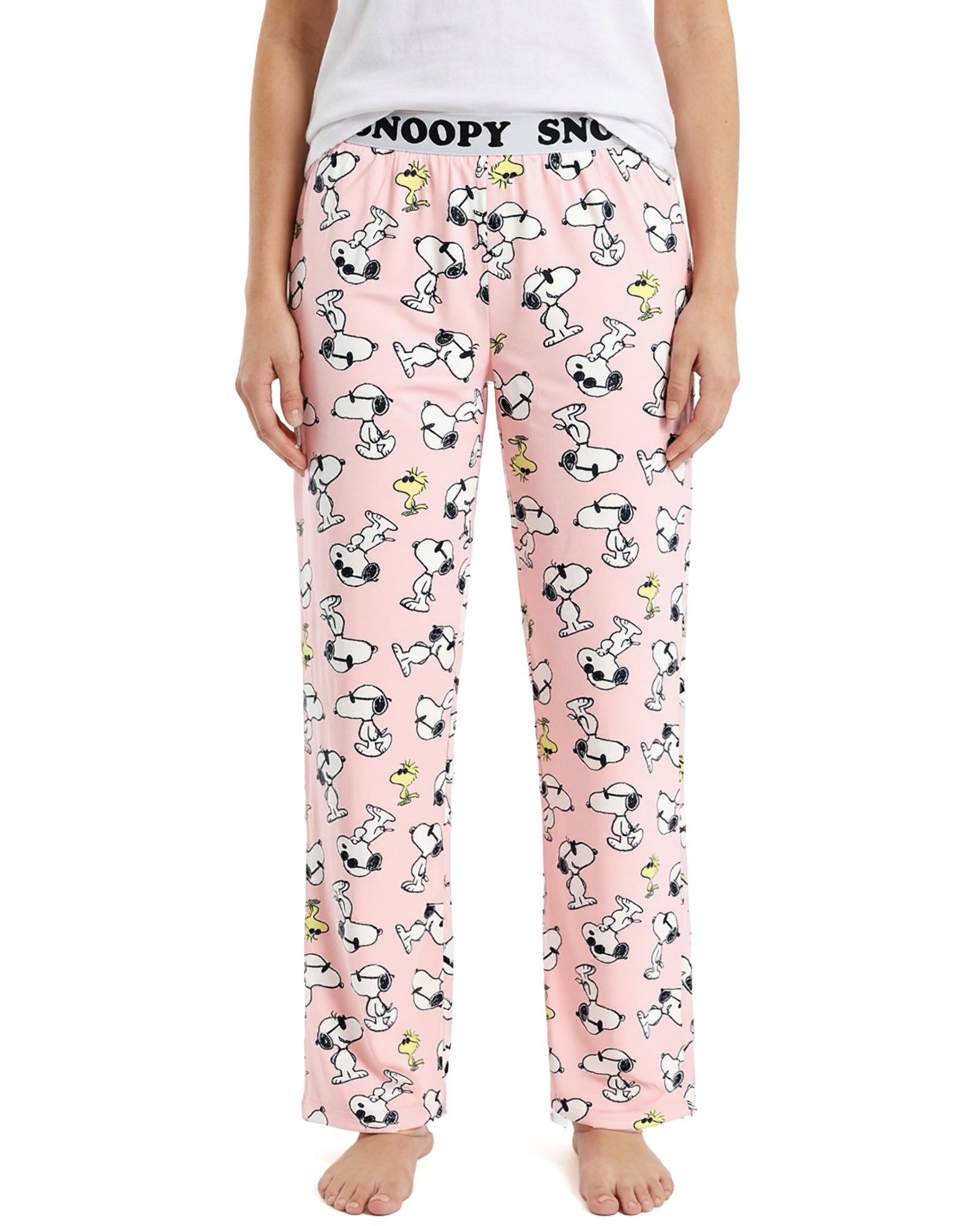 Peanuts Pajamas Women's Snoopy and Woodstock Sunglasses Lounge Pajama Pants