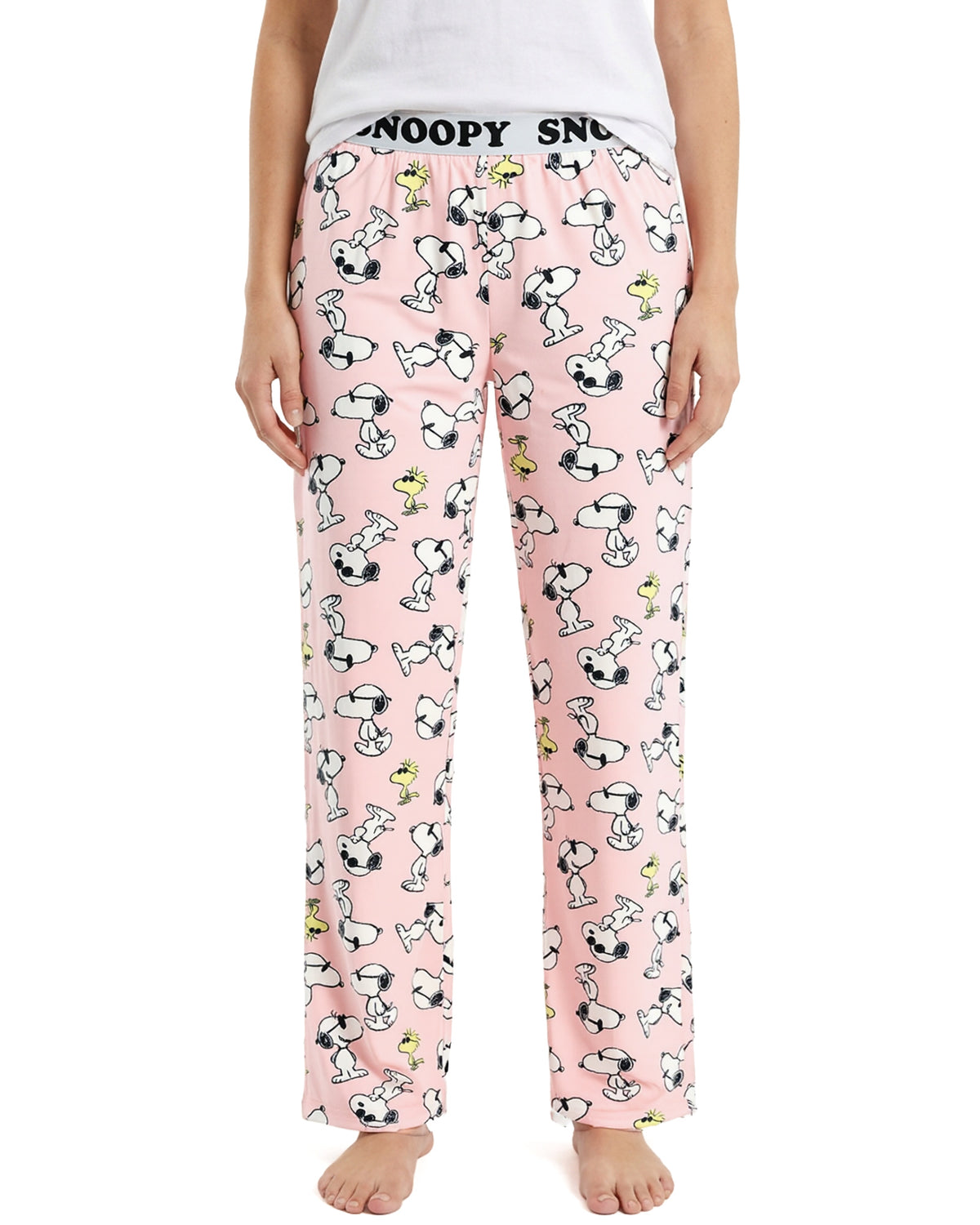 Peanuts Pajamas Women's Snoopy and Woodstock Sunglasses Lounge Pajama Pants