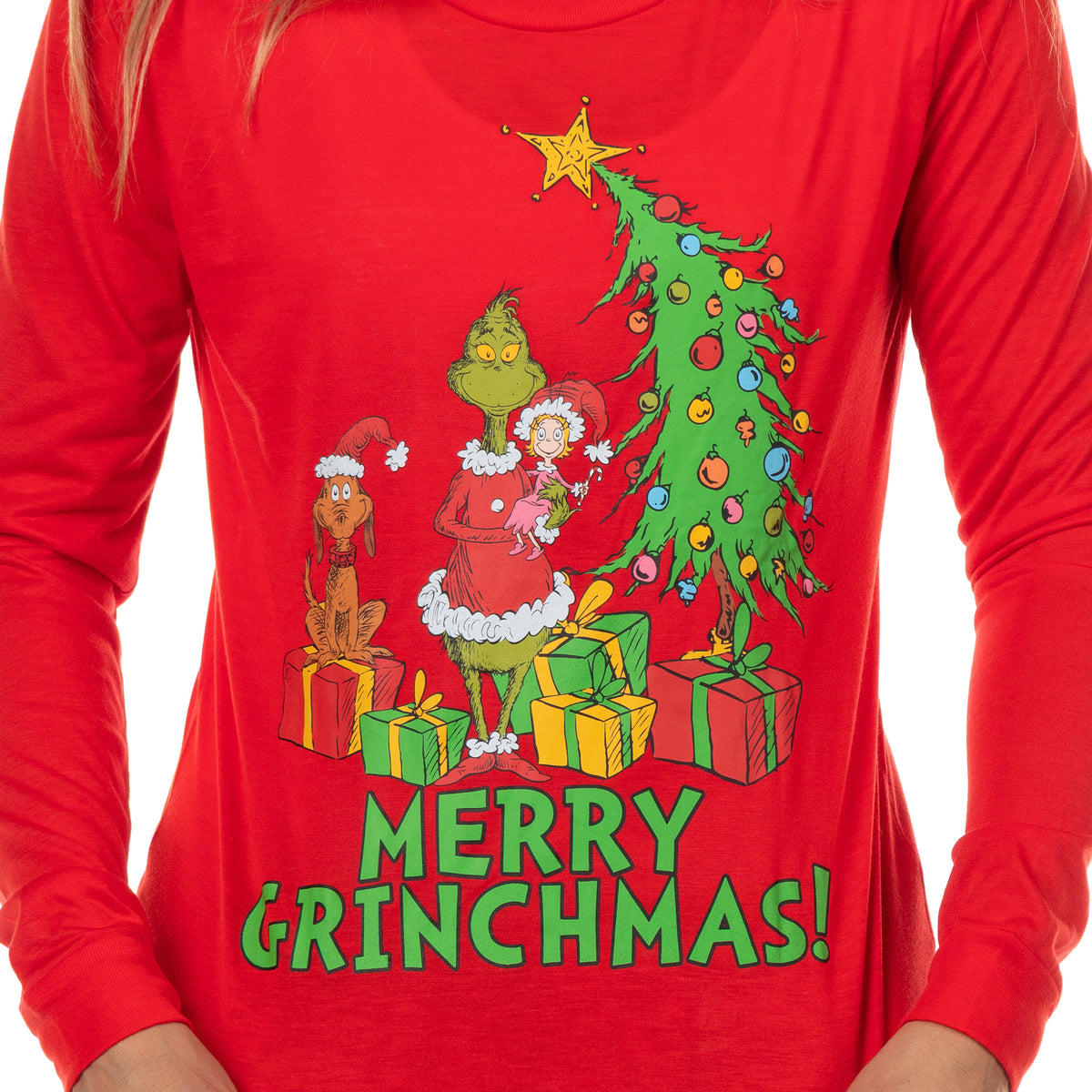 Dr. Seuss The Grinch Pajamas Buffalo Plaid Matching Family Sleepwear