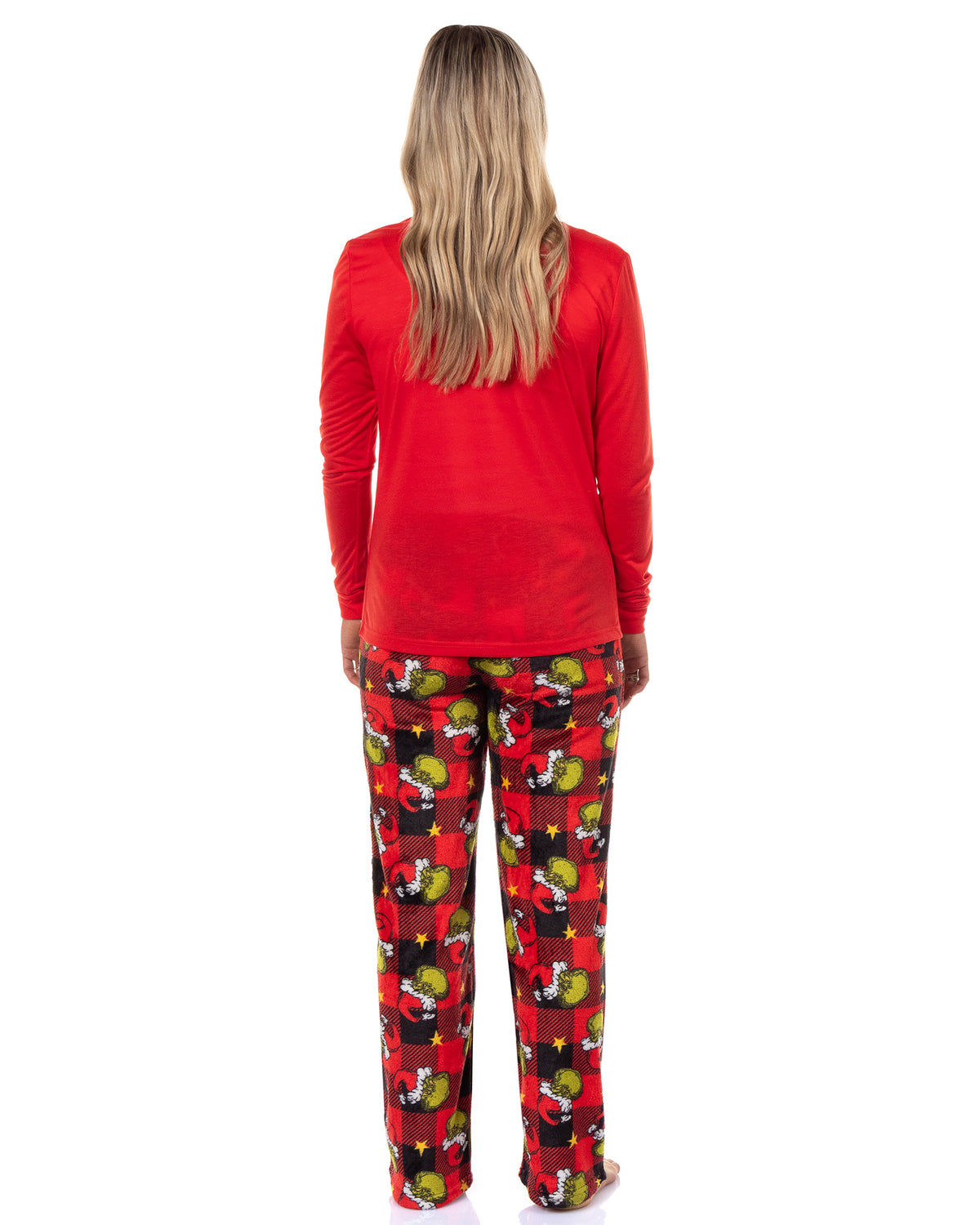 Dr. Seuss The Grinch Pajamas Buffalo Plaid Matching Family Sleepwear