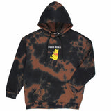 Disney Winnie-the-Pooh Womens' Pooh Bear Embroidered Tie-Dye Hoodie