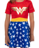 DC Comics Wonder Woman Dress Girls' Cosplay Skater Dress