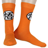 Dragon Ball Z 2-Pack Casual Novelty Goku Men's Crew Socks Shoe Size 8-12