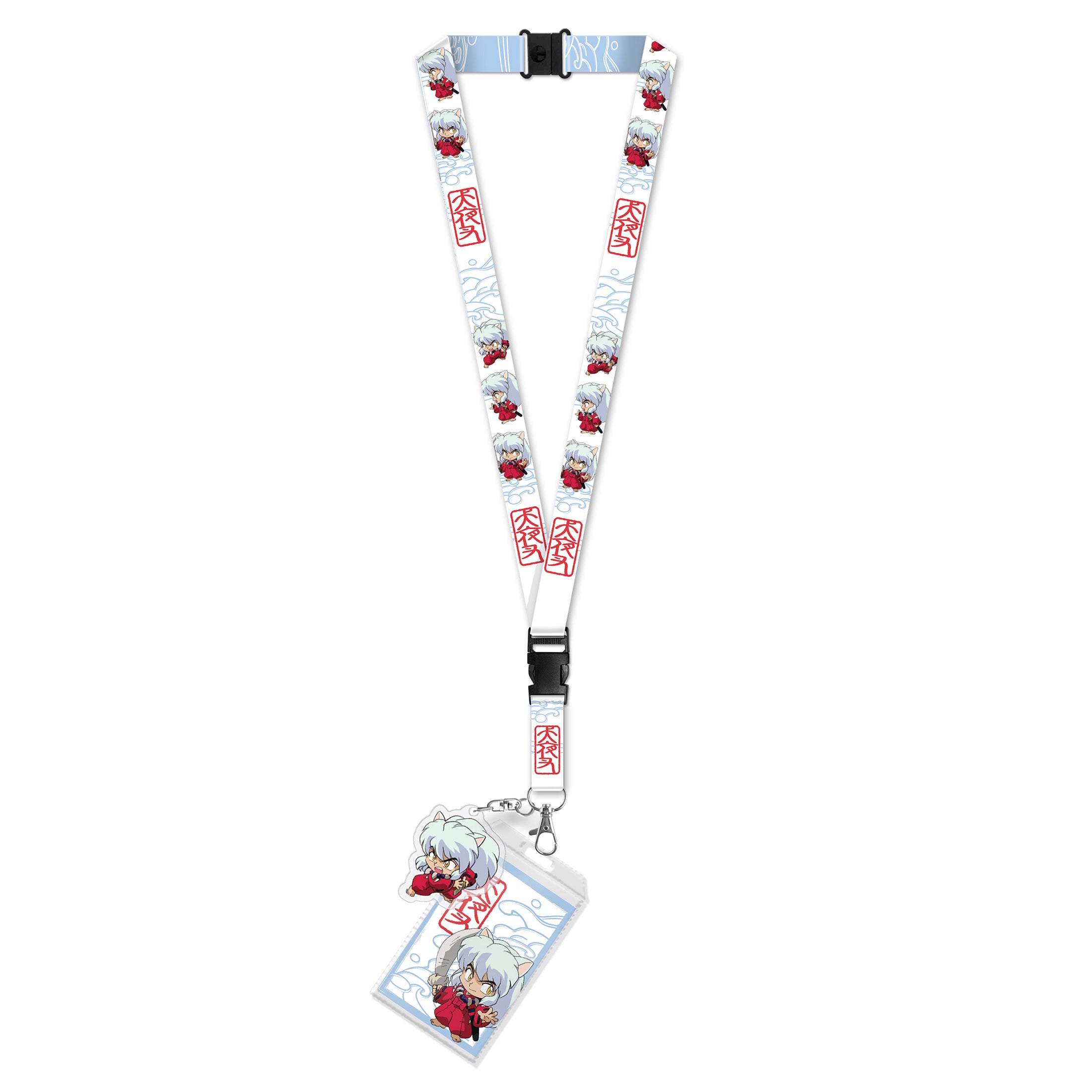 Inuyasha Merch ID Badge Holder Lanyard Keychain Lanyard w/ Plastic Pendant