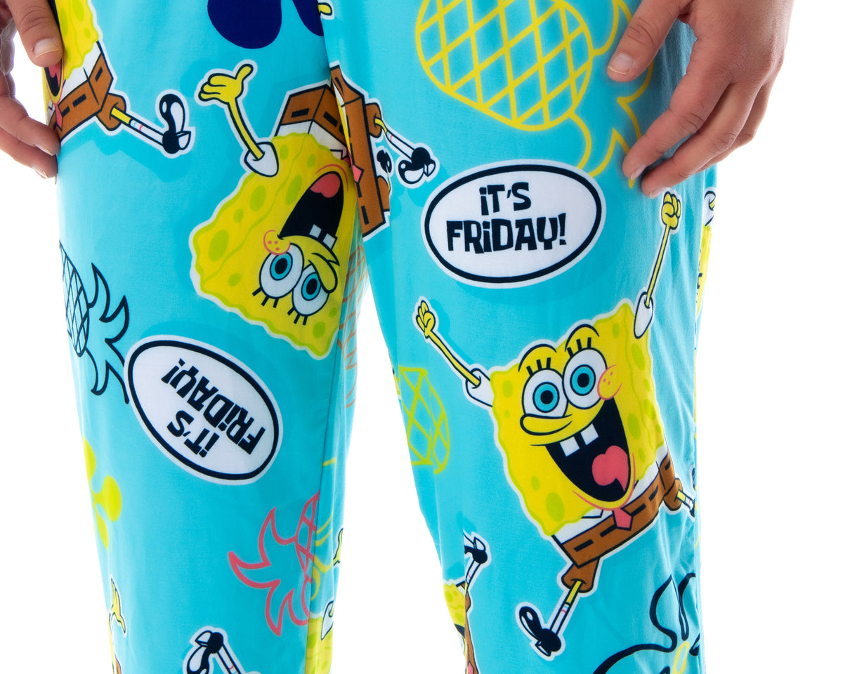 Nickelodeon SpongeBob SquarePants Women's It's Friday! Sleep Lounge Pajama Pants