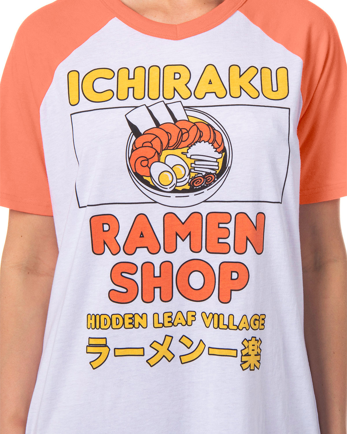 Naruto Shippuden Womens' Ichiraku Ramen Shop Lounge Sleep Shirt Nightgown