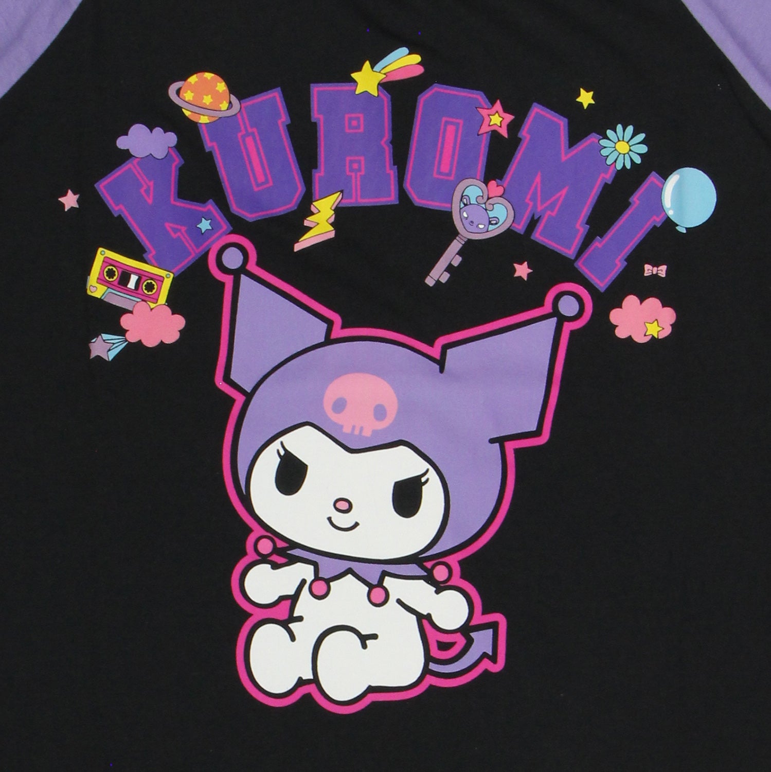 Sanrio Hello Kitty and Friends Women's Varsity Pajama Sleep Shirt