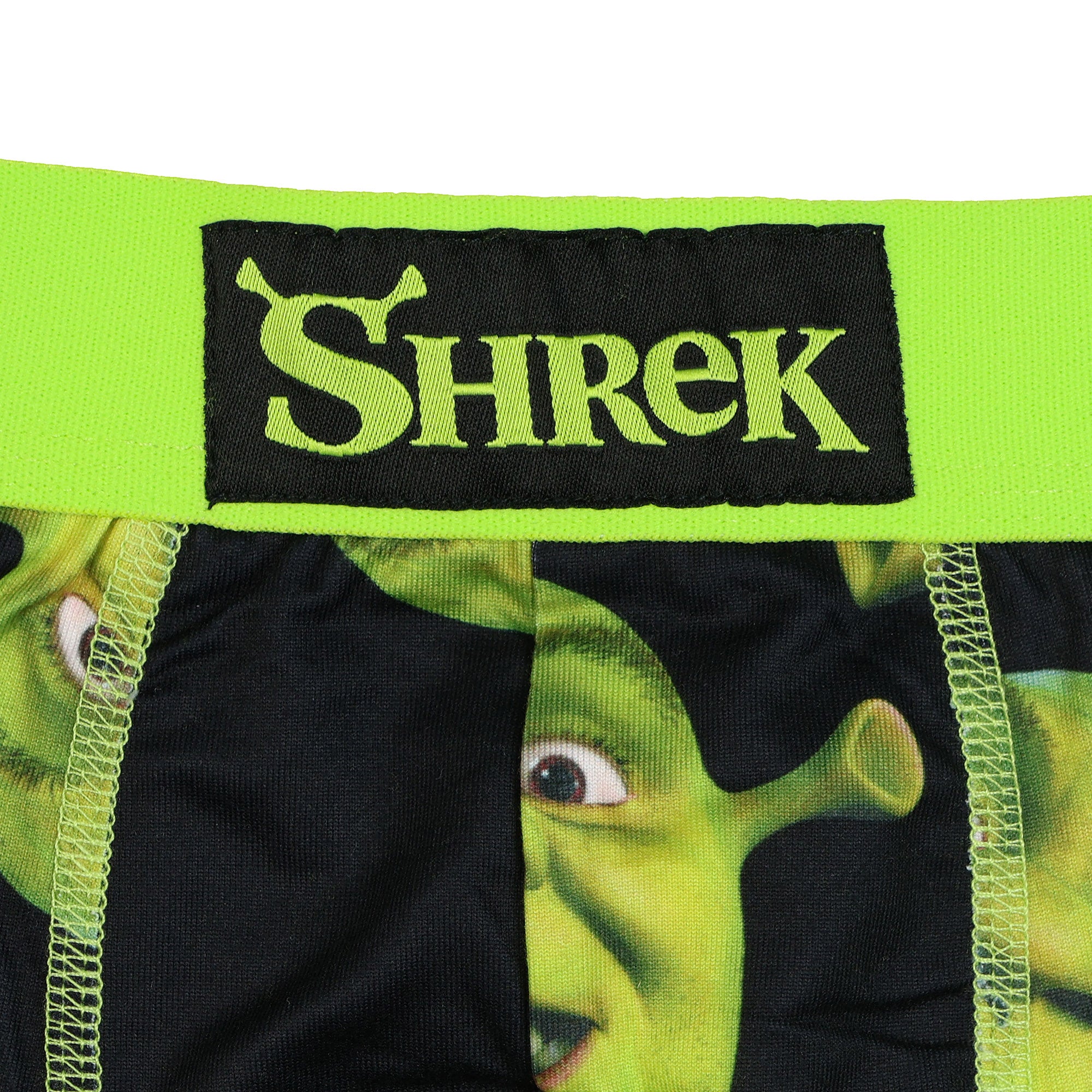 Shrek Boxer Briefs Men's Donkey and Shrek AOP Faces 3 Pack Underwear
