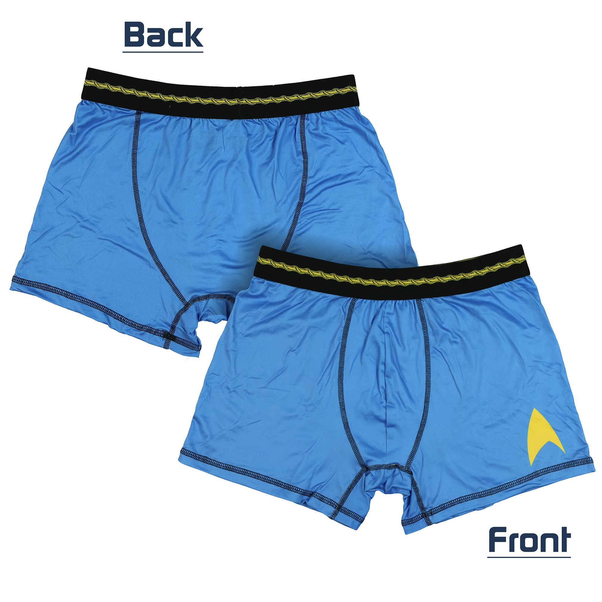 Star Trek Boxer Briefs Men's USS Enterprise 3 Pack Underwear