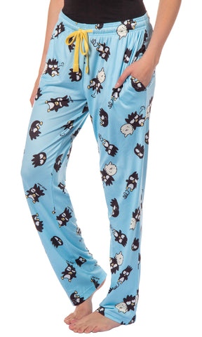 Women's Sanrio Hello Kitty And Friends Badtz Maru And Hana-Maru Pajama Pants