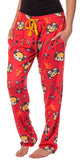 Aggretsuko Women's Pajama Pants Death Metal Rock Adult Lounge Sleep Bottoms