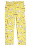 Bananya Women's Bananya Cat and Title All Over Print Lounge Pajama Pants