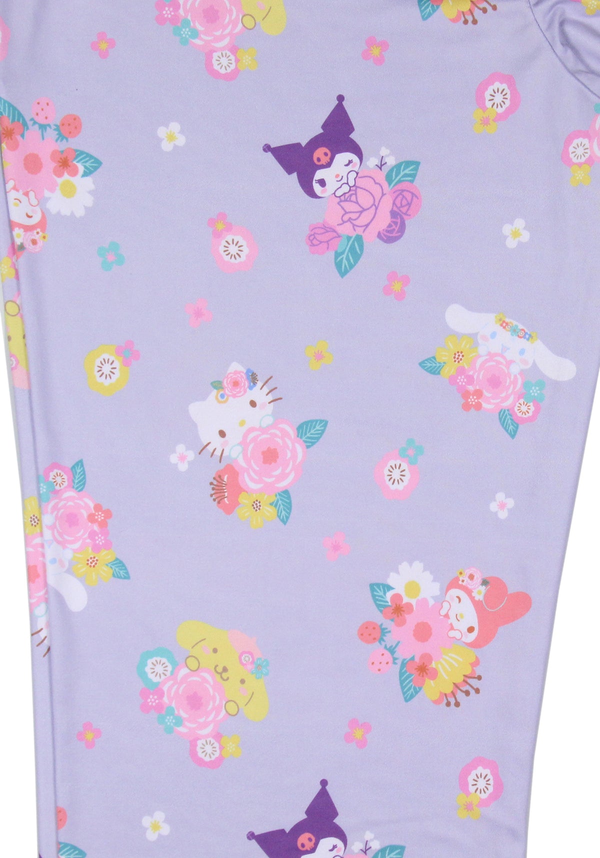 Women's Sanrio Hello Kitty And Friends My Melody Kuromi Floral Pajama Pants