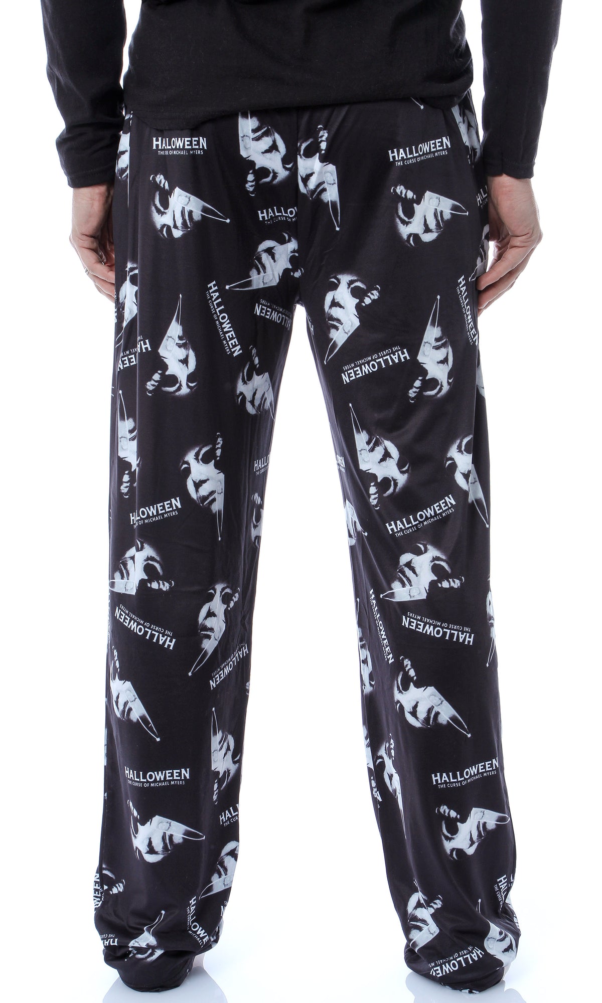 Halloween Michael Myers Men's Horror Film Allover Pattern Pajama Pants