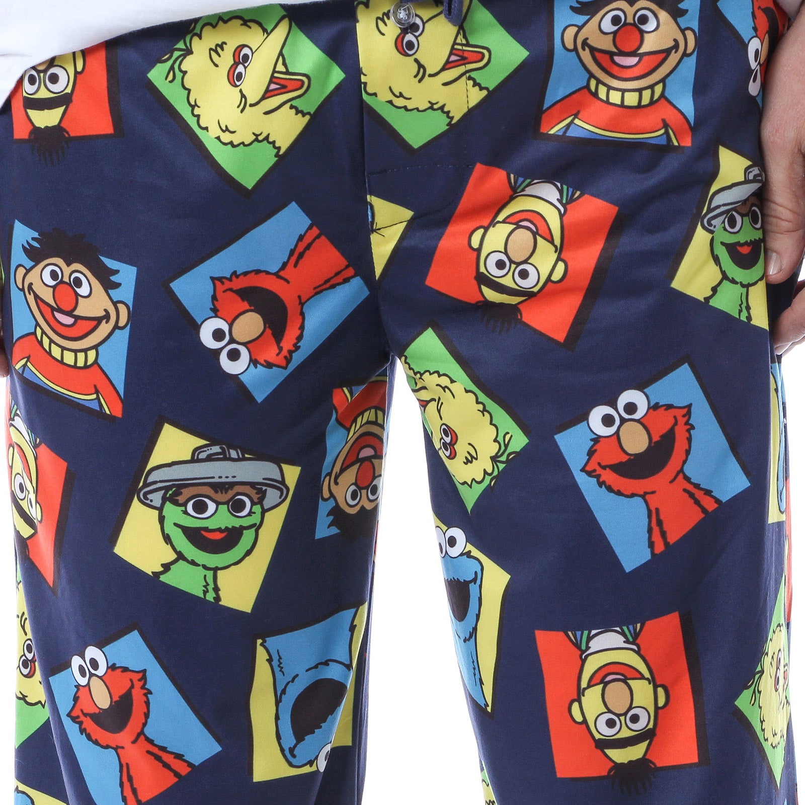 Sesame Street Men's Cookie Monster Elmo Big Bird Oscar The Grouch Pajama Pants