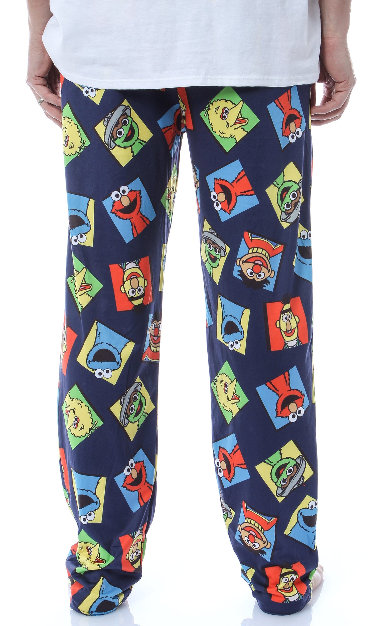Sesame Street Men's Cookie Monster Elmo Big Bird Oscar The Grouch Pajama Pants