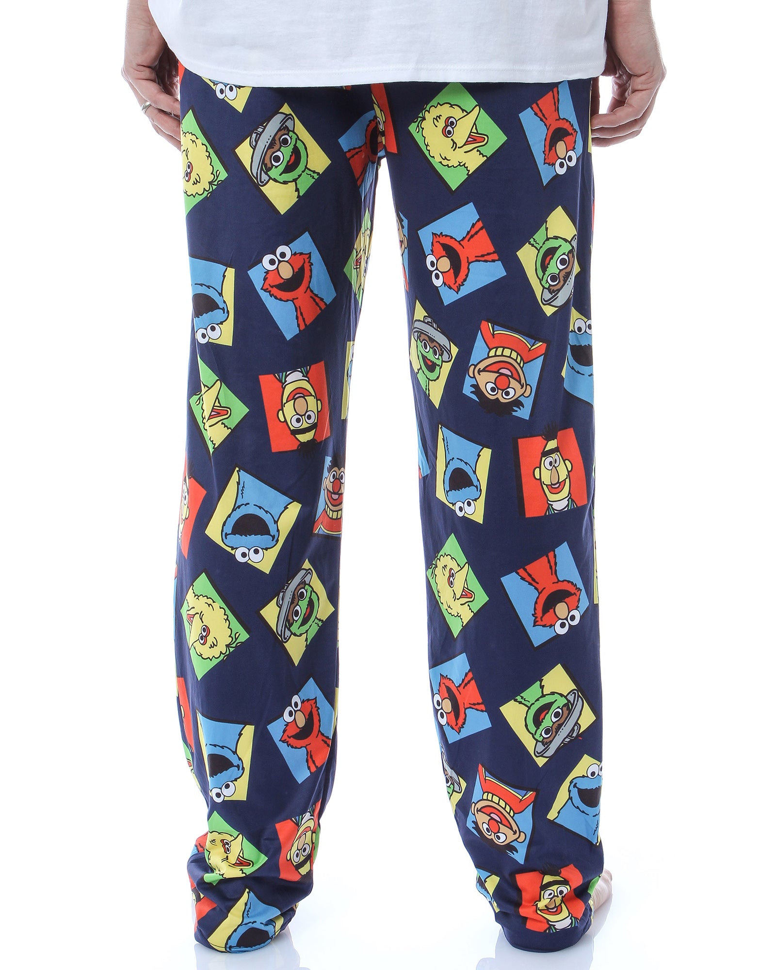 Sesame Street Men's Cookie Monster Elmo Big Bird Oscar The Grouch Pajama Pants