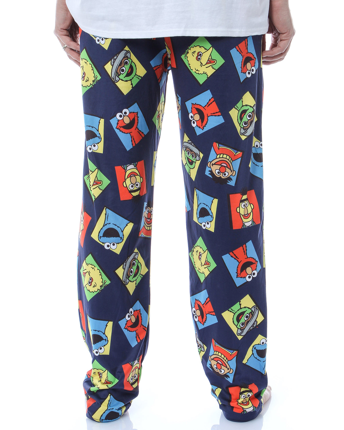 Sesame Street Men's Cookie Monster Elmo Big Bird Oscar The Grouch Pajama Pants