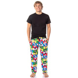 Hunter X Hunter Men's Gon Killua Kurapika Leorio Hisoka Grid Pajama Pants