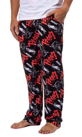 Berserk Anime Adult Guts All Over Print Pajama Pants For Men and Women