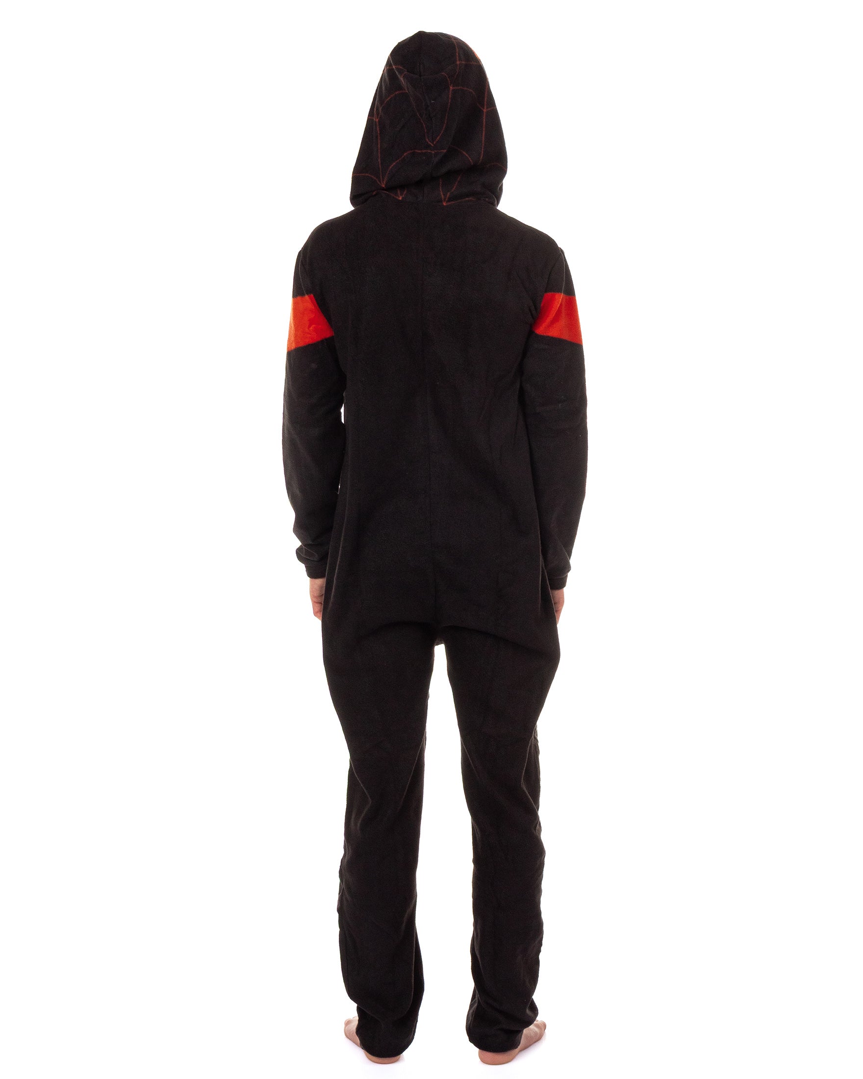 Marvel Spider-Man Union Suit Men's Miles Morales One Piece Lounge Pajamas