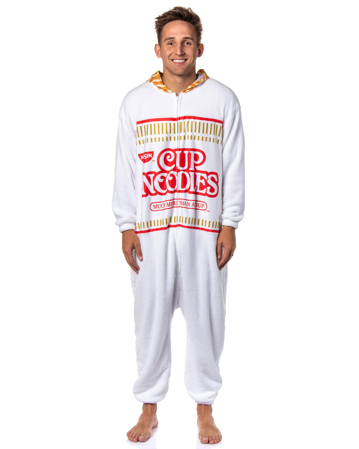 Nissin Top Ramen Cup Noodles Costume Pajama One Piece Kigurumi Union Suit