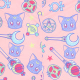 Sailor Moon Women's Series Inspired Hooded Zip Up Footless Union Suit