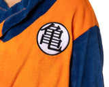 Dragon Ball Z Goku Adult Fleece Hooded Bathrobe for Men And Women Costume Robes