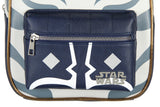 Star Wars Ahsoka Tano Character Pattern Faux Leather Tote Bag Mini Backpack