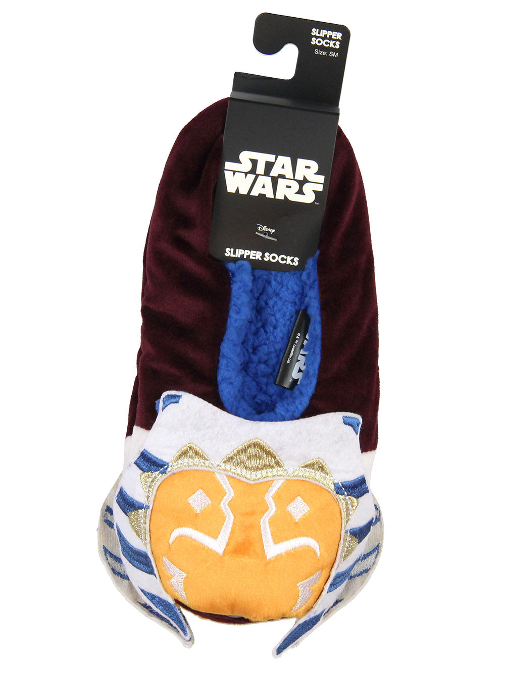 Star Wars Clone Wars Ahsoka Tano Slipper Socks No-Slip Sole