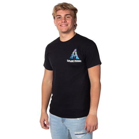 Avatar: The Way Of Water Men's Distressed Explore Pandora Logo T-Shirt Tee
