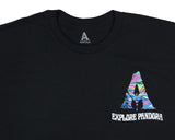 Avatar: The Way Of Water Men's Distressed Explore Pandora Logo T-Shirt Tee