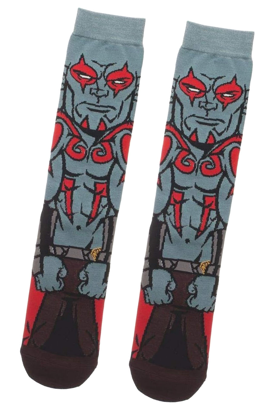 Marvel Guardians of the Galaxy Drax the Destroyer Character 360 Crew Socks