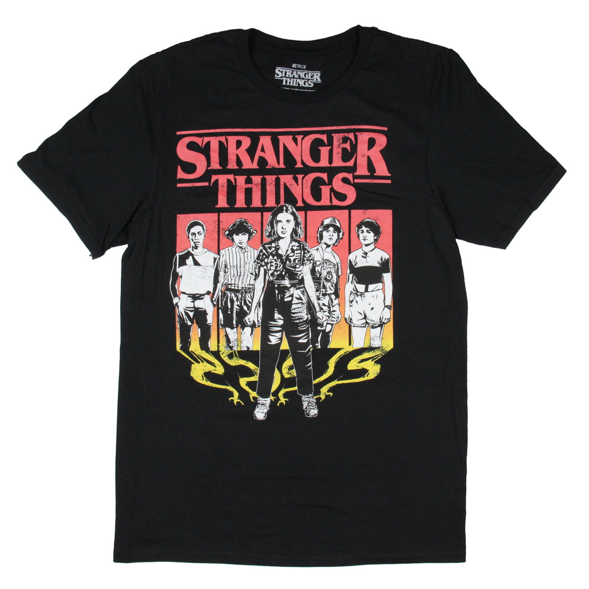 Stranger Things Men's Season 3 Character Boxes Adult Short-Sleeve T-Shirt