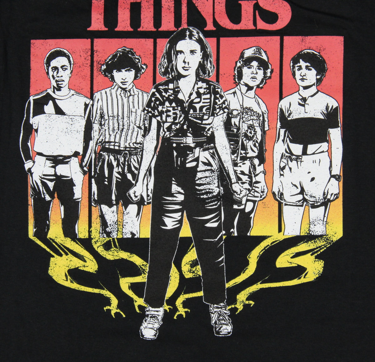 Stranger Things Men's Season 3 Character Boxes Adult Short-Sleeve T-Shirt
