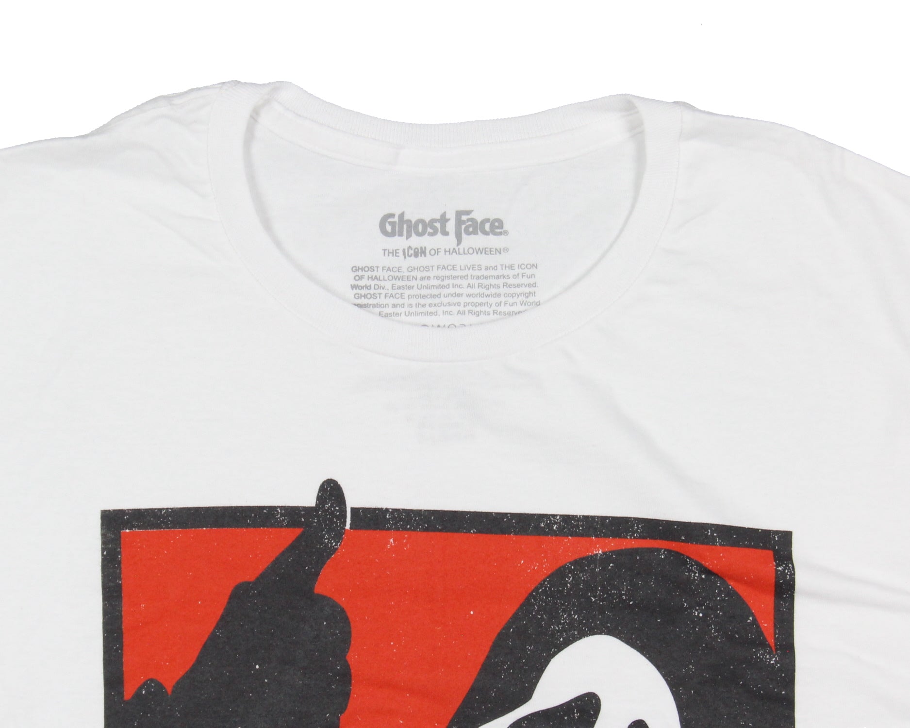 Ghostface Men's Call Me Hand Gesture Short Sleeve T-Shirt