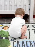 Elf Movie Son of A Nutcracker Buddy the Elf Micro Raschel Throw Blanket 46"x60"