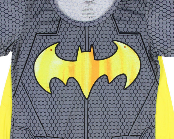 Mens batman t shirt best sale with cape