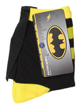 DC Comics Superhero Batman Superman The Flash Youth Boys Caped Crew Socks