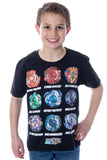 Beyblade Burst Boys' Spinner Tops T-Shirt (Small) Kids