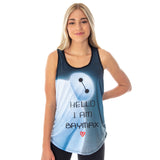 Disney Women's Juniors Big Hero 6 I Am Baymax Racerback Muscle Tank Top Adult