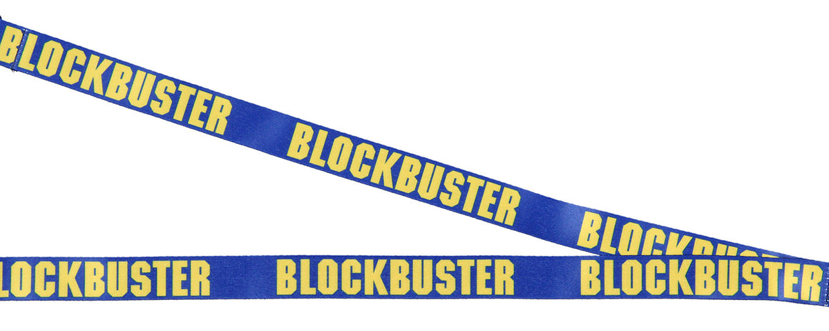 Blockbuster Video Membership Card ID Badge Holder Lanyard And Charm