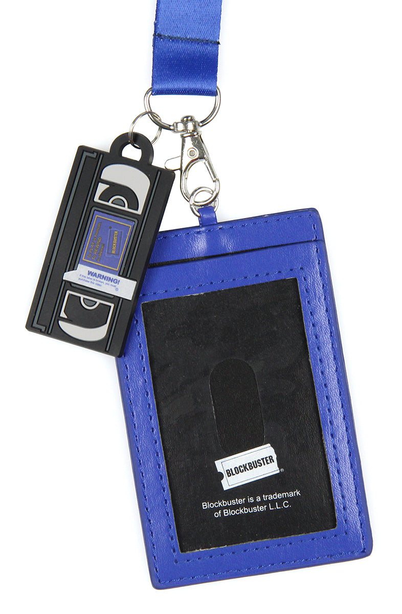 Blockbuster Video Membership Card ID Badge Holder Lanyard And Charm