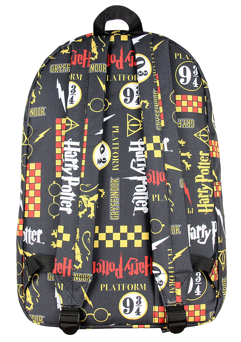 Wizarding World of Harry Potter Gryffindor Hogwarts School Laptop Backpack
